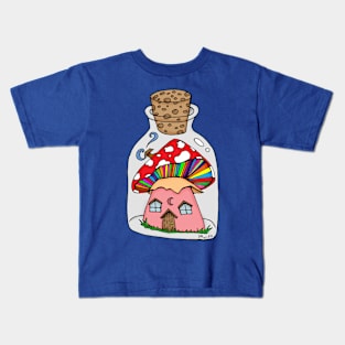 Bottled Mushroom Kids T-Shirt